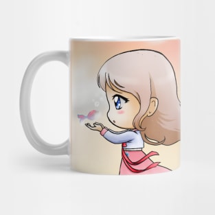 Chibi Hanbok Girl 1 Mug